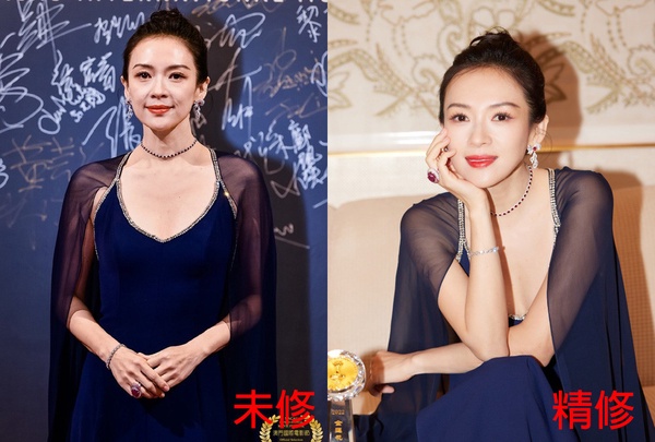 14位明星紅毯精修vs未修!章子怡氣場秒殺,劉亦菲佟麗婭美,宋威龍仍帥,而他狀態有差