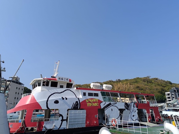 史努比變身海上渡輪!史努比海上巴士啟航,超萌史努比陪你一起看海!期間限定別錯過