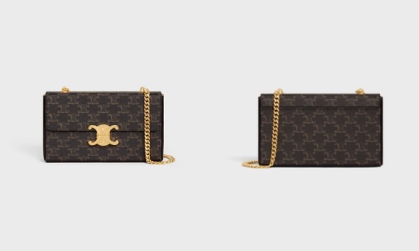 2023老花精品包推薦:CELINE ETRIOMPHE帆布CHAIN BOX TRIOMPHE手袋,NT$ 115,000
