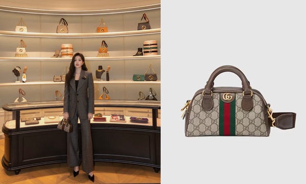 GUCCI OPHIDIA MINI GG TOP HANDLE BAGO,NT$54,100