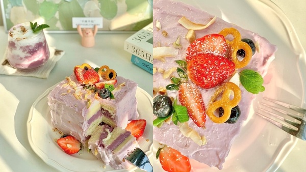 呼叫芋泥控!低卡「芋泥甜點」食譜推薦,磅蛋糕、聖代好吃好拍,這款免烤又低熱量必學