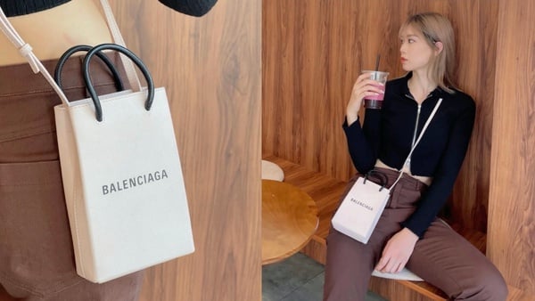 GUCCI 老花迷你托特包,約NT$43,500