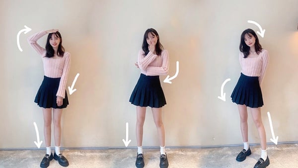 拍照POSE怎麼擺？顯瘦「全身拍照姿勢」一看就會，視覺顯瘦5公斤、長腿一秒Get