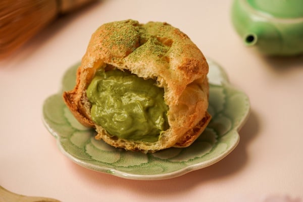 抹茶控開吃！beard papa’s「抹茶泡芙」開賣，靜岡抹茶＋卡士達必吃，再享泡芙免費送
