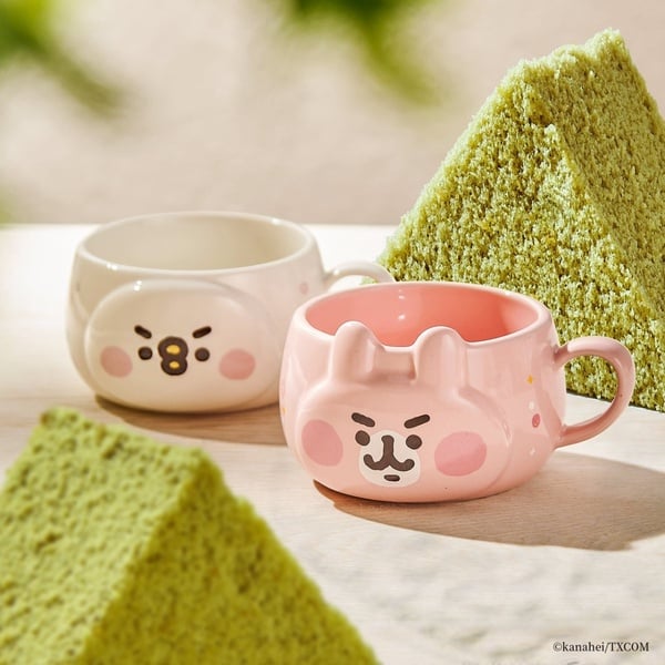 卡娜赫拉杯盤免費送!7-11x午後の紅茶「卡娜赫拉的小動物」4款粉紅兔兔、P助杯盤太萌