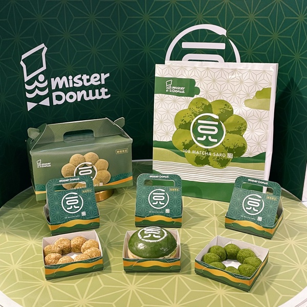 MisterDonut x 一〇八抹茶祭典！抹茶蕨餅巧貝、焙茶巧克力波堤必吃，9款新品享買6送3