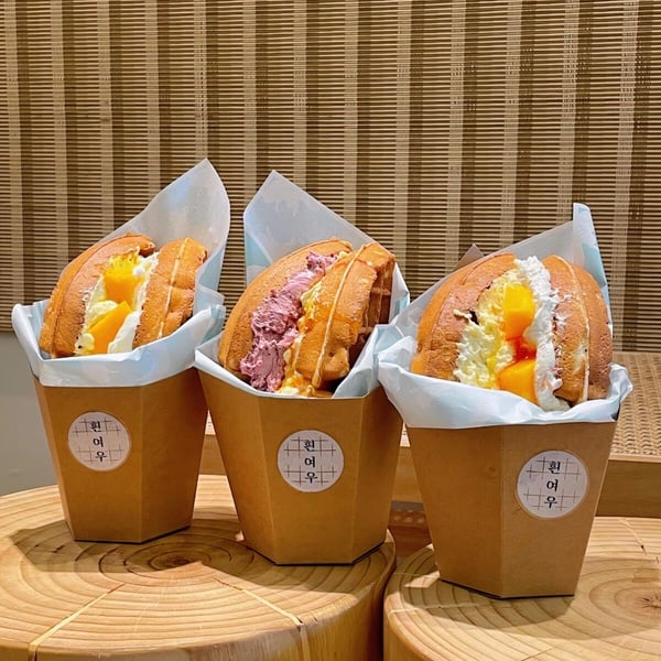 韓國華夫餅！白狐院華夫餅「芒果祭」6款登場，楊枝甘露化身鬆餅、芒果綿雪華夫餅大推