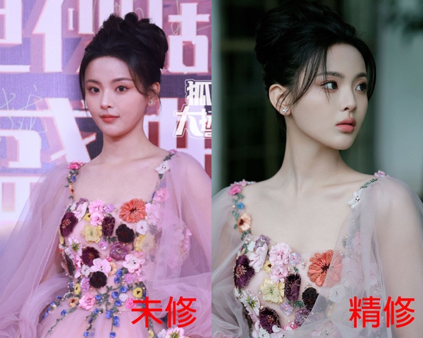 陸劇品質盛典12位明星精修vs未修!張新成評價兩極,李一桐美,楊超越驚豔,楊洋贏翻了