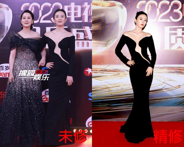 陸劇品質盛典12位明星精修vs未修!張新成評價兩極,李一桐美,楊超越驚豔,楊洋贏翻了