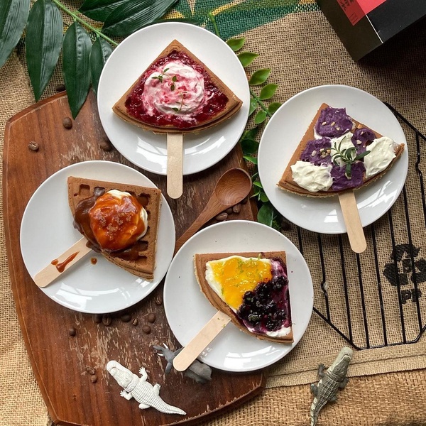 台北10間鬆餅推薦！文字造型鬆餅、冰棒鬆餅可愛又好拍，創意「可頌鬆餅漢堡」在這家