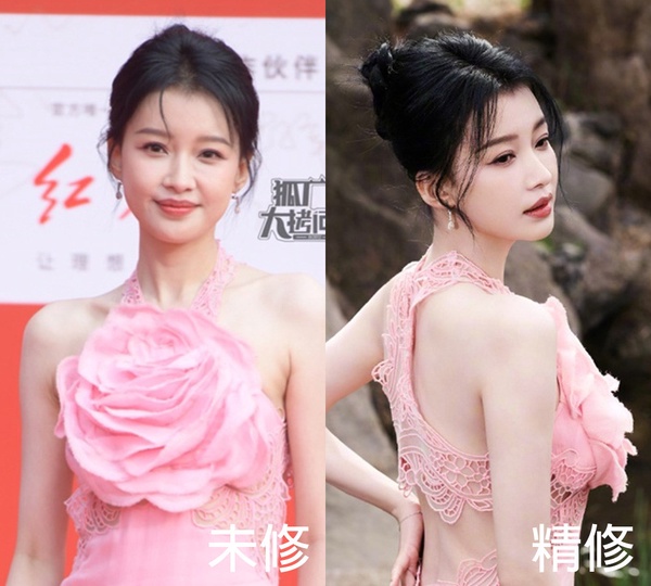 北京電影節14位陸劇明星精修vs未修！倪妮貴氣&amp;周也漂亮，古力娜扎&amp;陳都靈禮服卻被吐嘈