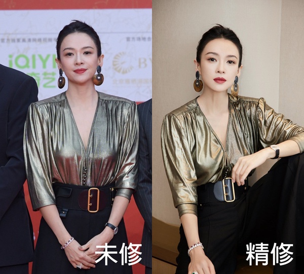 北京電影節14位陸劇明星精修vs未修！倪妮貴氣&amp;周也漂亮，古力娜扎&amp;陳都靈禮服卻被吐嘈
