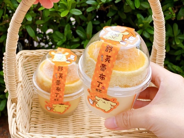 7-11布丁狗舒芙蕾布丁杯