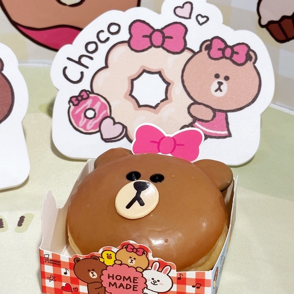 Mister Donut推LINE FRIENDS甜甜圈，熊大巧克力、熊美是奶茶口味！再享連6天優惠