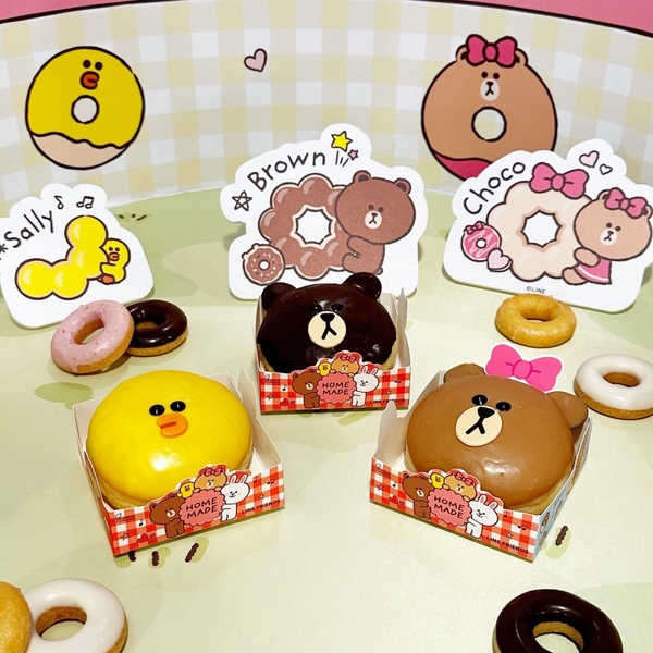 Mister Donut推LINE FRIENDS甜甜圈，熊大巧克力、熊美是奶茶口味！再享連6天優惠