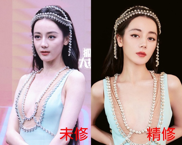 10位陸劇明星紅毯精修vs未修!迪麗熱巴禮服難看,楊紫妝造難看,趙麗穎美,楊穎贏翻了