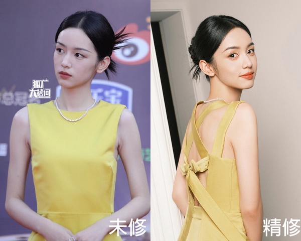 14位陸劇明星紅毯未修vs.精修！倪妮美翻，迪麗熱巴好看，吳磊帥氣，周也&amp;amp;陳都靈被吐槽