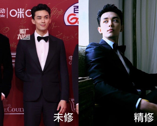 14位陸劇明星紅毯未修vs.精修！倪妮美翻，迪麗熱巴好看，吳磊帥氣，周也&amp;amp;陳都靈被吐槽