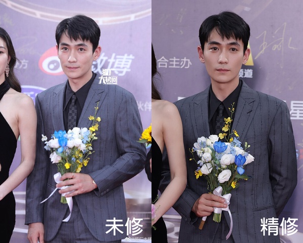 14位陸劇明星紅毯未修vs.精修！倪妮美翻，迪麗熱巴好看，吳磊帥氣，周也&amp;amp;陳都靈被吐槽