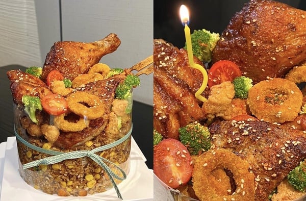 搞怪生日蛋糕」推薦：菜瓜布蛋糕