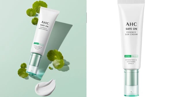 物理防曬推薦12:AHC 積雪草純物理全護防曬乳 SPF50+/PA++++
