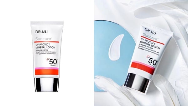 物理防曬推薦13:DR.WU 低敏物理防曬乳 SPF50+/PA++++