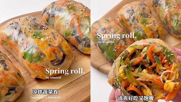 大餐後減肥神器！超好拍低卡蔬菜捲8食譜，清爽好吃無負擔