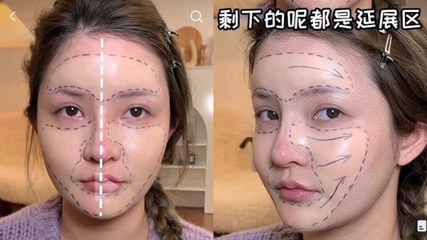 零瑕疵底妝畫法！別再直接用點的上妝，粉底液竟能創造修容效果