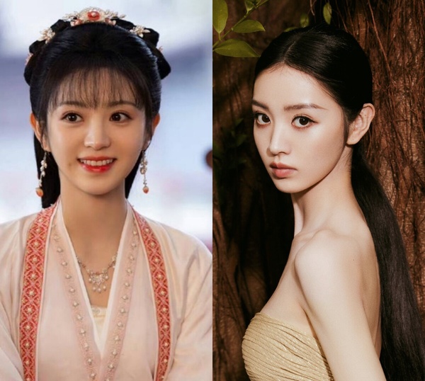 10位陸劇95花「有無瀏海對比」!周也美上熱搜,趙露思甜美,白鹿、張婧儀卻秒變路人