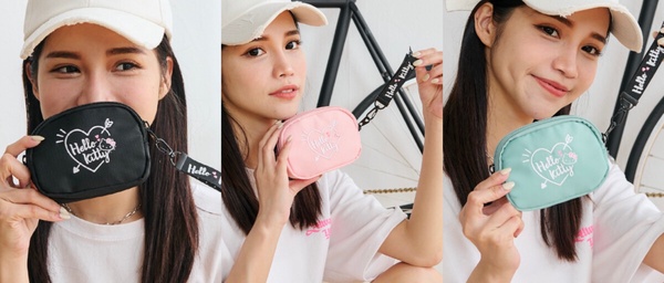 全家Hello Kitty凱蒂邱比特「雙層零錢包」，原價390元，優惠價299元，共3色可選