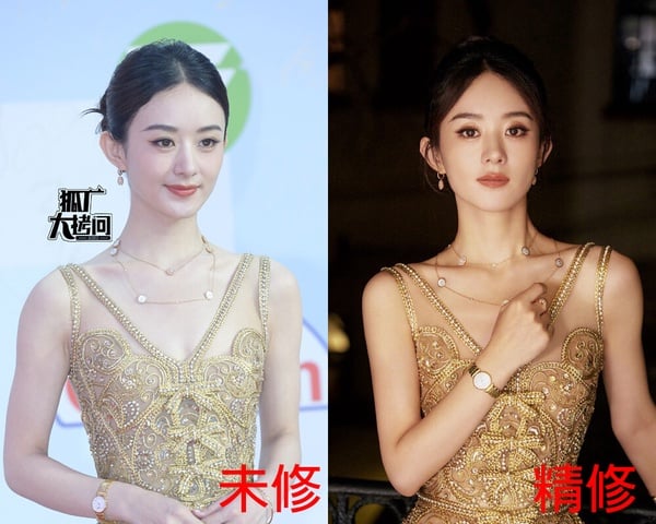 15位陸劇明星精修vs.未修！趙麗穎優雅，白鹿&amp;amp;amp;amp;amp;楊紫狀態好，趙露思好看，金晨被說像哪吒