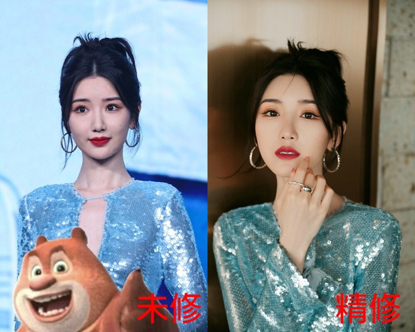 15位陸劇明星精修vs.未修！趙麗穎優雅，白鹿&amp;amp;amp;amp;amp;楊紫狀態好，趙露思好看，金晨被說像哪吒