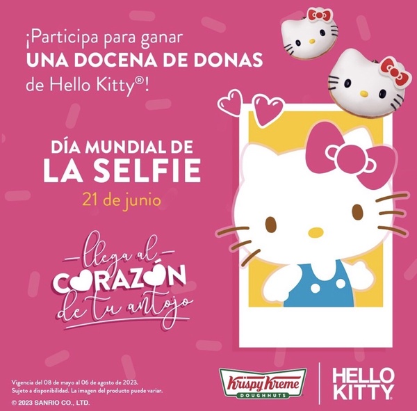 Kitty甜甜圈！Krispy Kreme「Hello Kitty甜甜圈」外盒必收藏，Kitty甜甜圈卻讓人問號