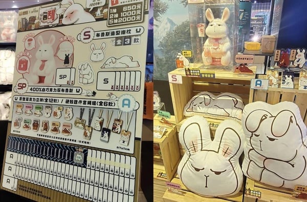 厭世兔兔「星期一的布魯斯」快閃店在台北三創