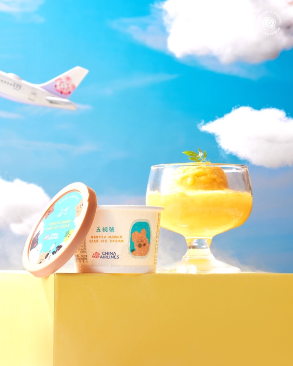 在飛機上喝五桐號！五桐號x華航「Quokka短尾矮袋鼠機上餐」，芒果冰淇淋、氣泡飲超萌