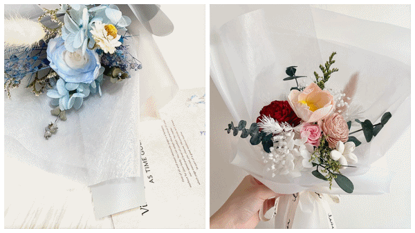 七夕花束選擇推薦！別再只送鮮花，針織花、乾燥花也是心意首選