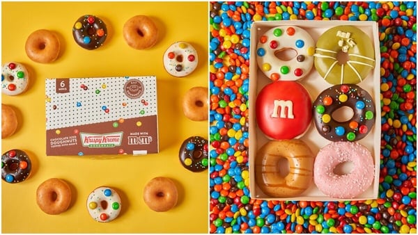 Krispy Kreme x M&amp;amp;amp;amp;amp;amp;M’s：夢幻糖霜絕配！全新聯名甜甜圈即將登場！