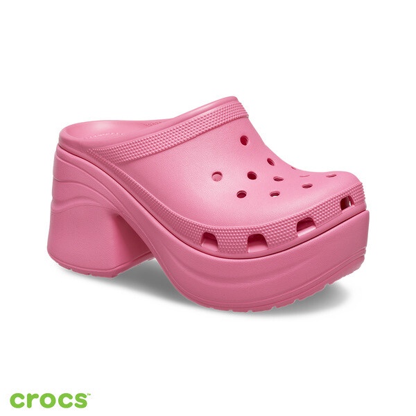 Crocs也跟上芭比風!新款Crocs經典人魚高跟鞋,穿上秒變大長腿美女!