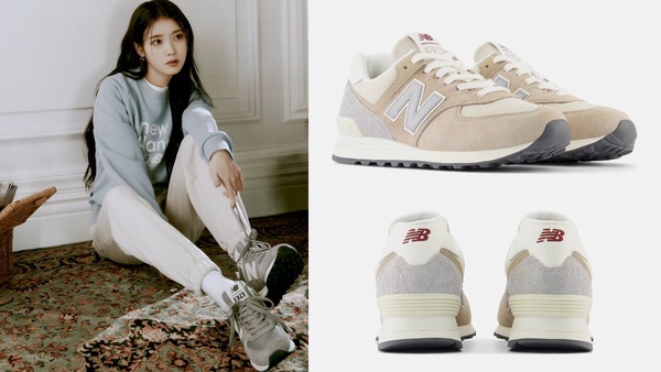 奶茶色球鞋推薦5.New Balance 574