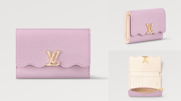 2023粉色系精品短夾推薦1.Louis Vuitton Capucines短夾