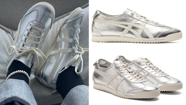 Y2K風銀色球鞋推薦5.Onitsuka Tiger鬼塚虎MEXICO 66  