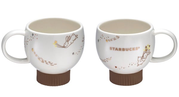 星巴克玉兔杯光馬克杯,售價550元