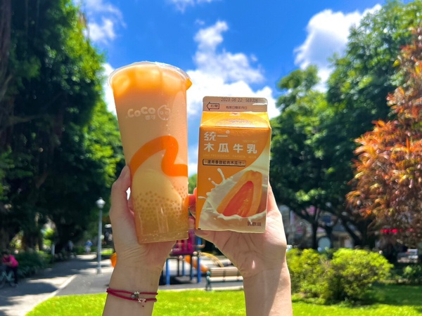 買一送一！CoCoX統一木瓜牛乳「拍拍拍呀牛乳」，木瓜牛奶＋布丁＋西谷米再享買一送一