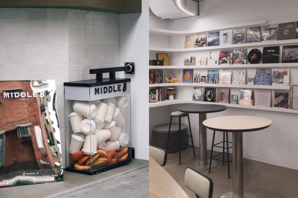 新北早午餐推薦! INTRO新品牌「Middle 8」進駐蘆洲,⾙果專門店,黑膠唱片空間超好拍