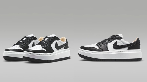 2023黑白色球鞋推薦2:Nike Air Jordan 1 Elevate低筒 NT$4,600