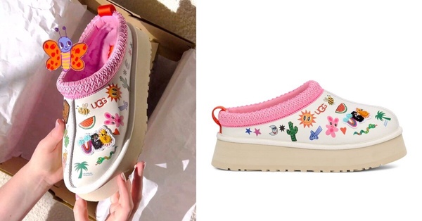 2024夢幻級情人節鞋款推薦9：UGG Tazz Pop Sketch穆勒鞋，NT$5,680