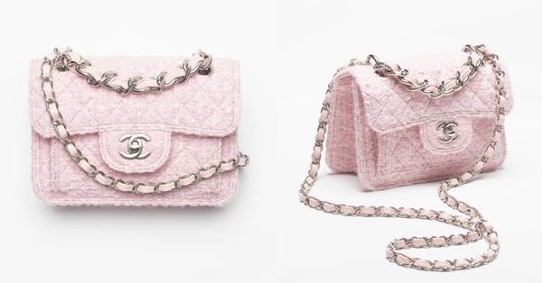櫻花粉精品包推薦1:CHANEL香奈兒迷你口蓋包 NT$178,500