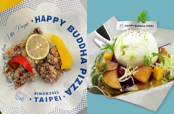 台北中山必吃美食+1!「批薩謎勒Happy Buddha Pizza」新開幕,多巴胺+Y2K風好吃又好拍