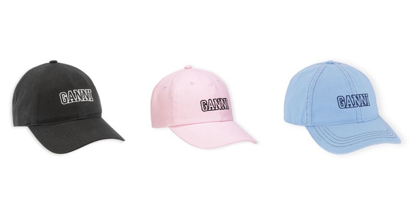 GANNI必買TOP3：經典Logo棒球帽