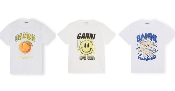 GANNI必買TOP1：趣味圖騰T恤